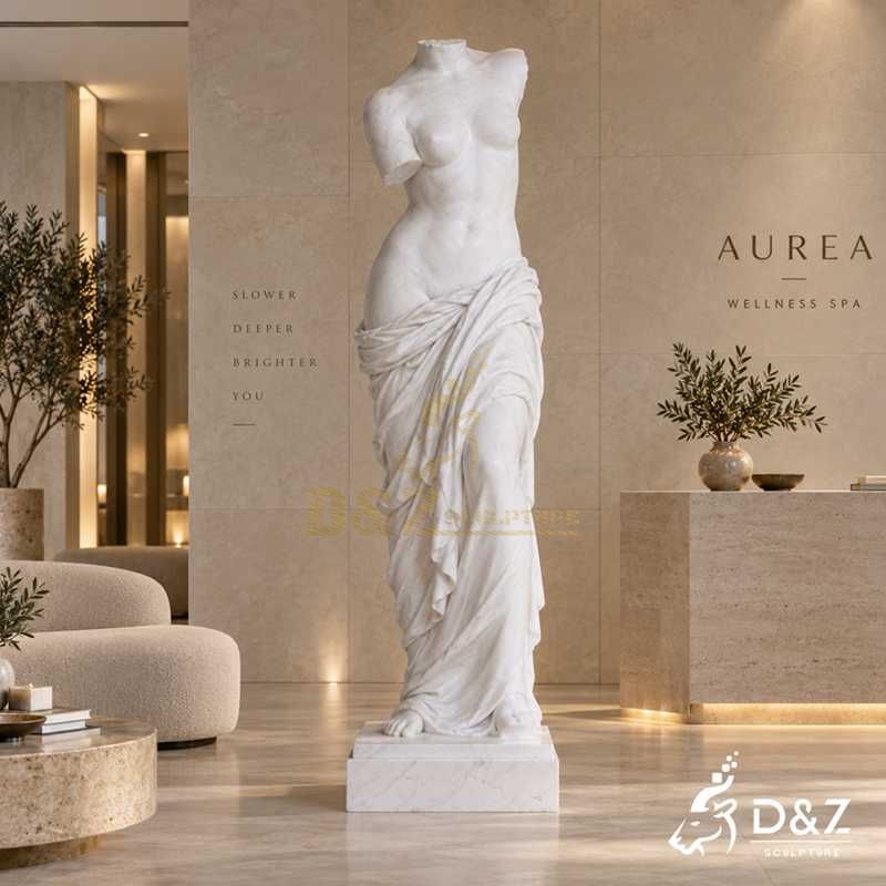 Armless Headless Venus Statue | Custom Marble Goddess Sculpture DZJ-842