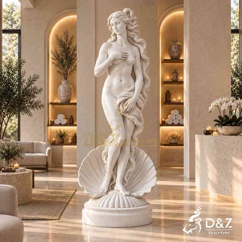 Birth of Venus Statue for Sale | Large Marble Garden Sculpture DZJ-843