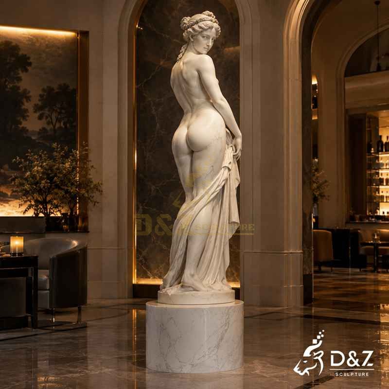 Large Marble Callipygian Venus Statue | Venus Callipyge DZJ-844