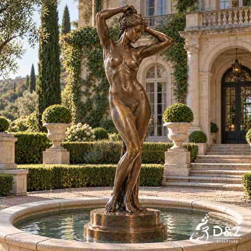 Venus Anadyomene Statue | Large Bronze Roman Venus Sculpture DZJ-851