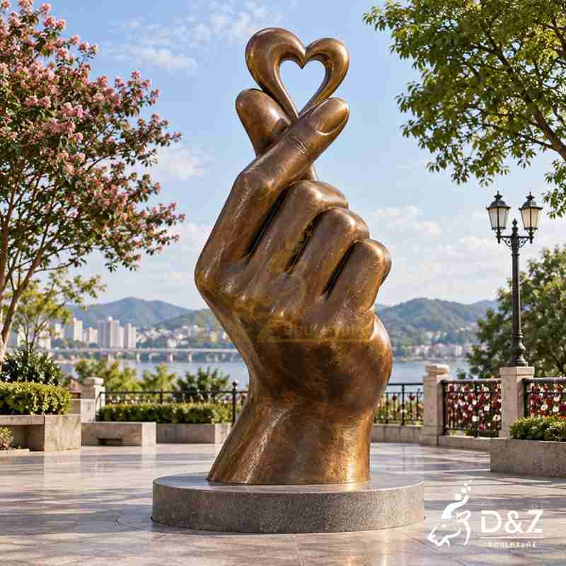 i love you hand sculpture2