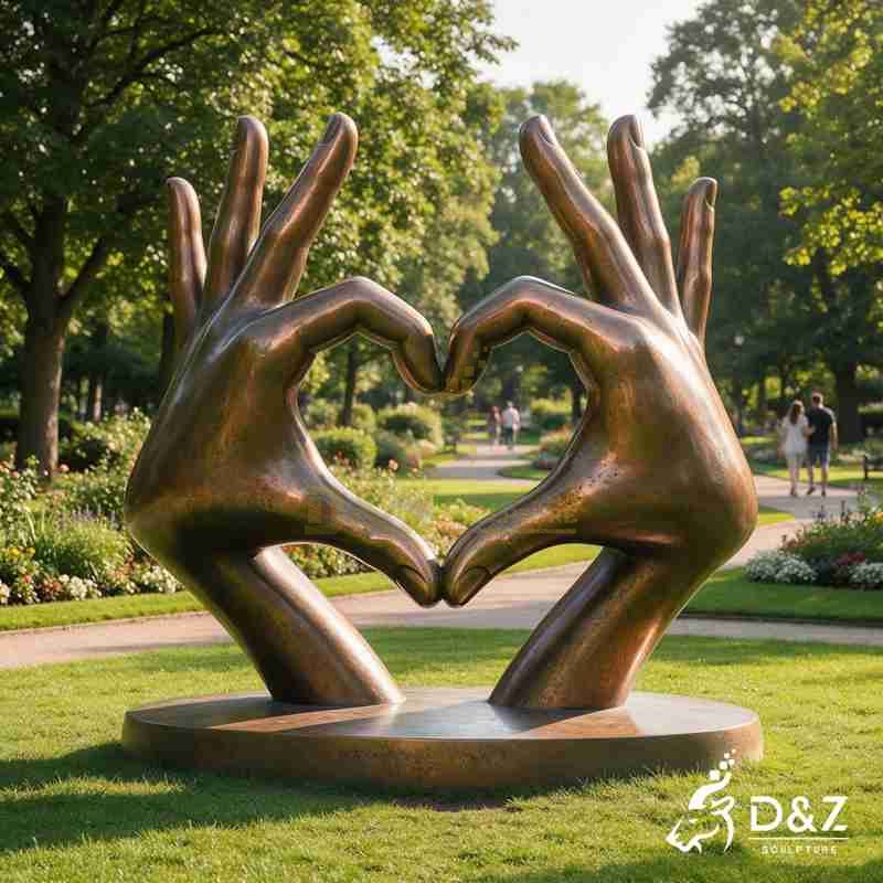 i love you hand sculpture4