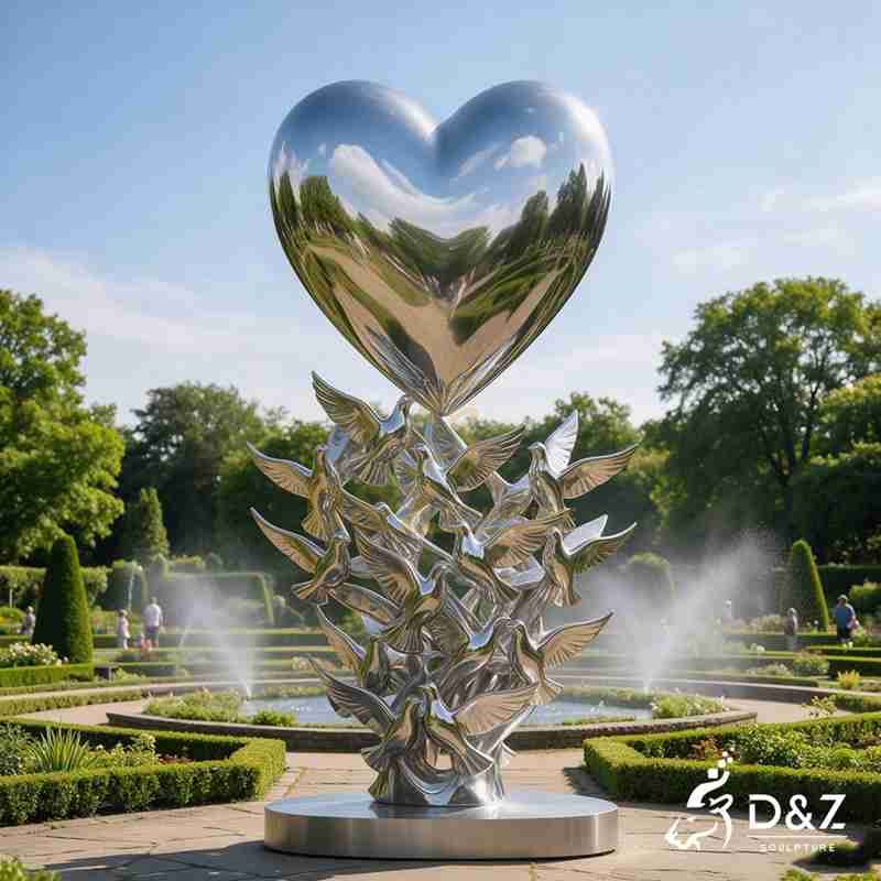 peace and love sculpture2