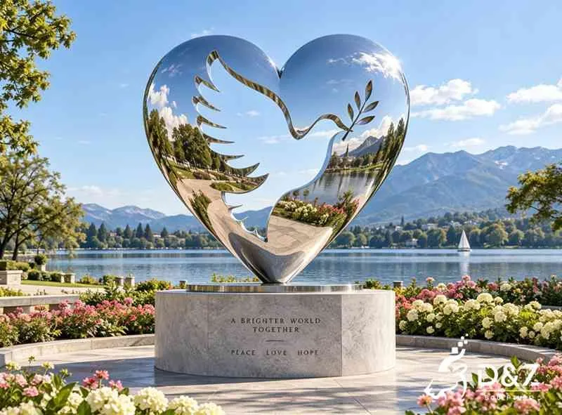 12 Large Love Sculptures for Outdoor and Public Art Projects