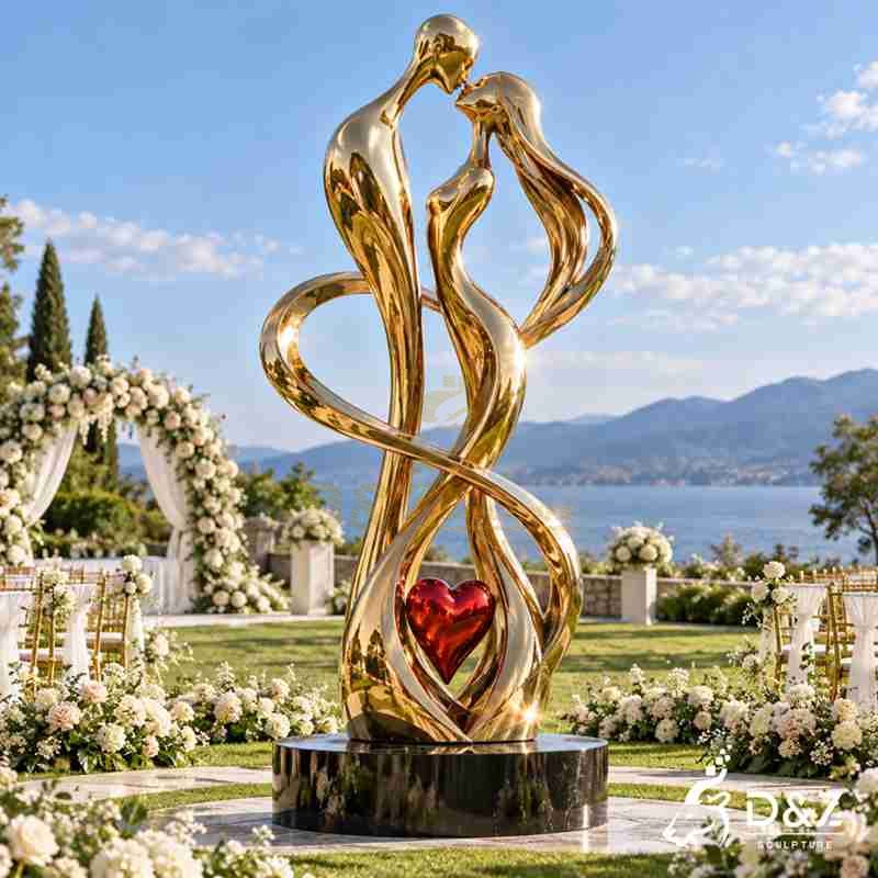 abstract love sculpture