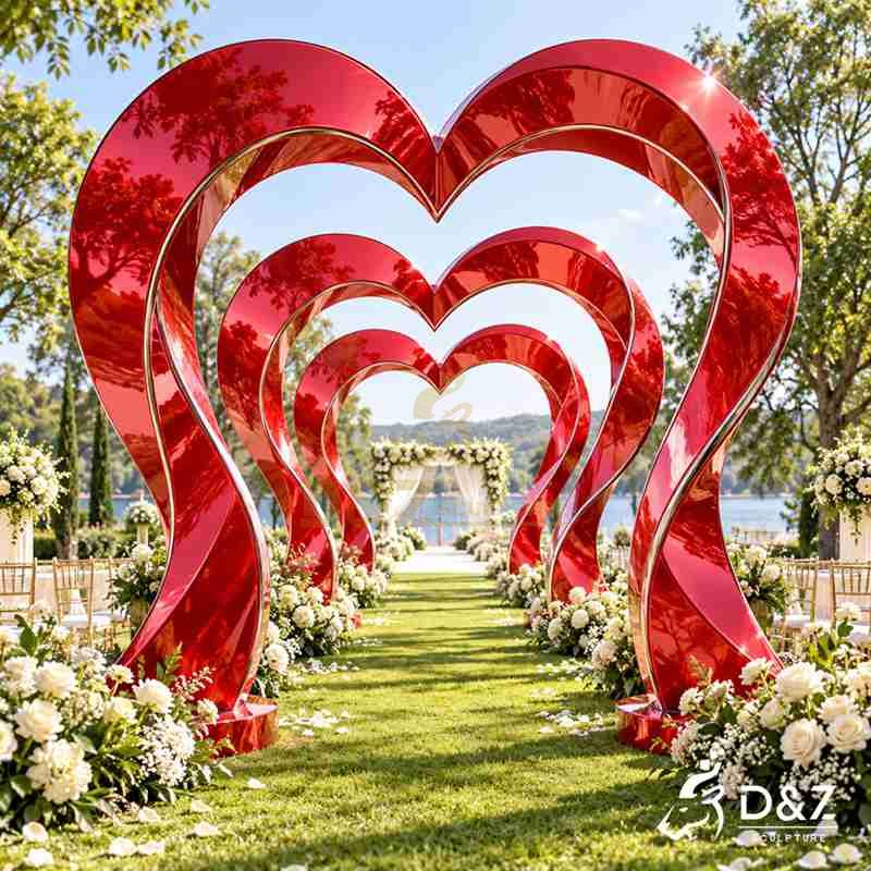 large heart sculpture