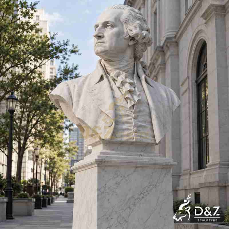 george washington head statue
