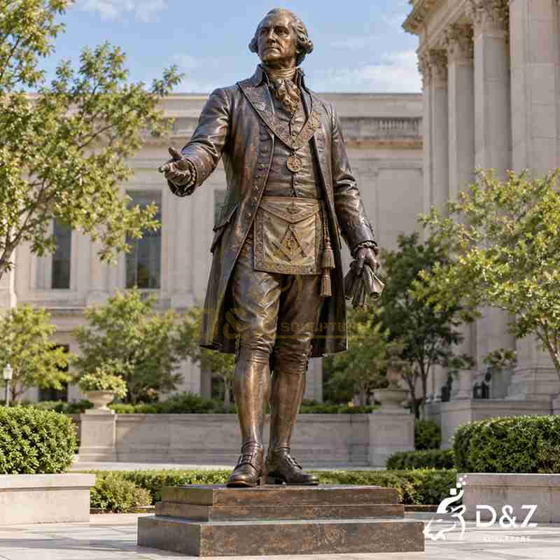 george washington bronze statue