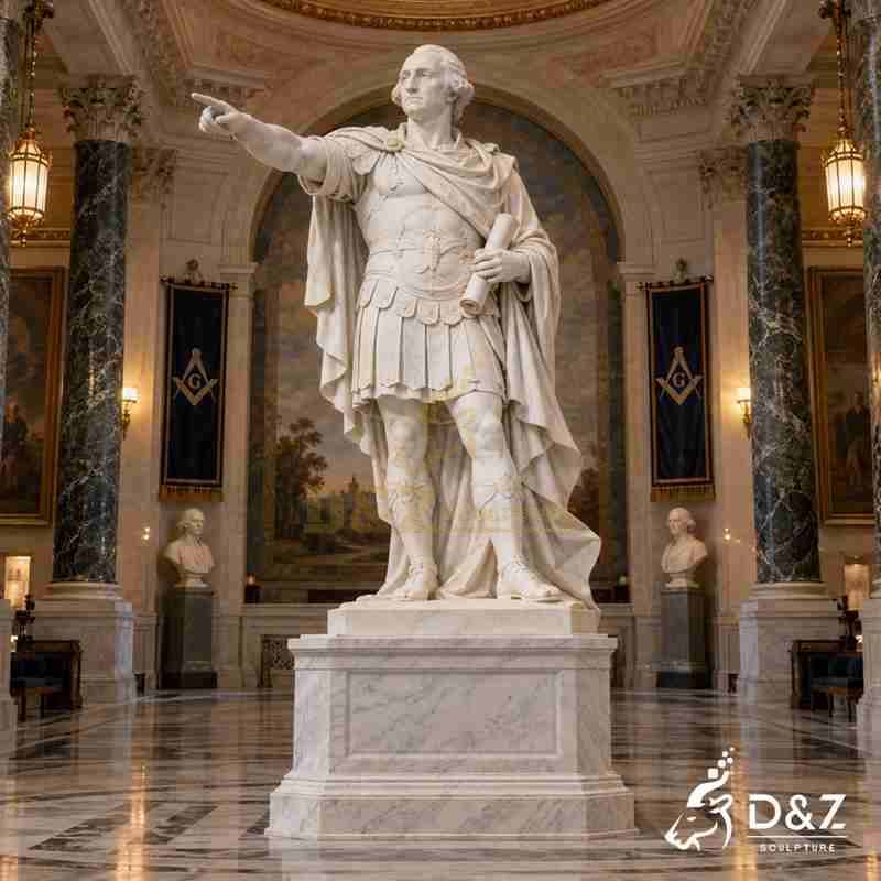 George Washington Roman Statue | Custom Marble Sculpture DZJ-867