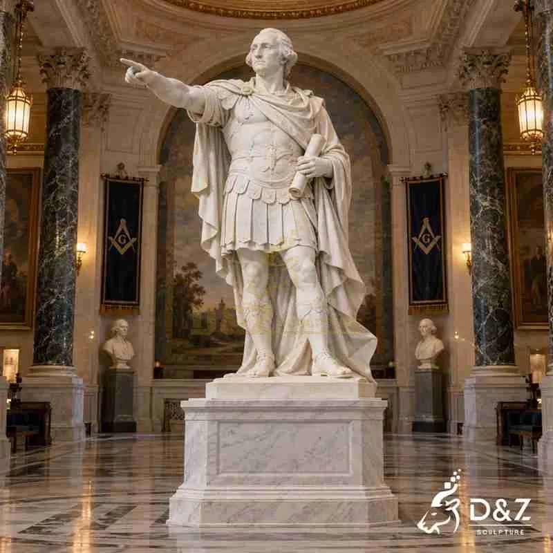 George Washington Roman Statue | Custom Marble Sculpture DZJ-867