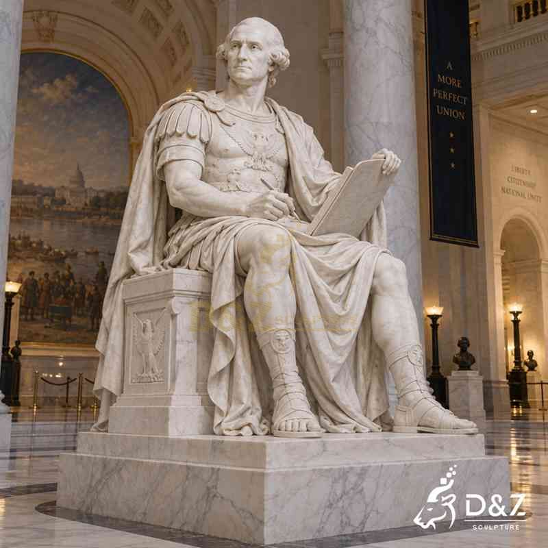 george washington roman statue2