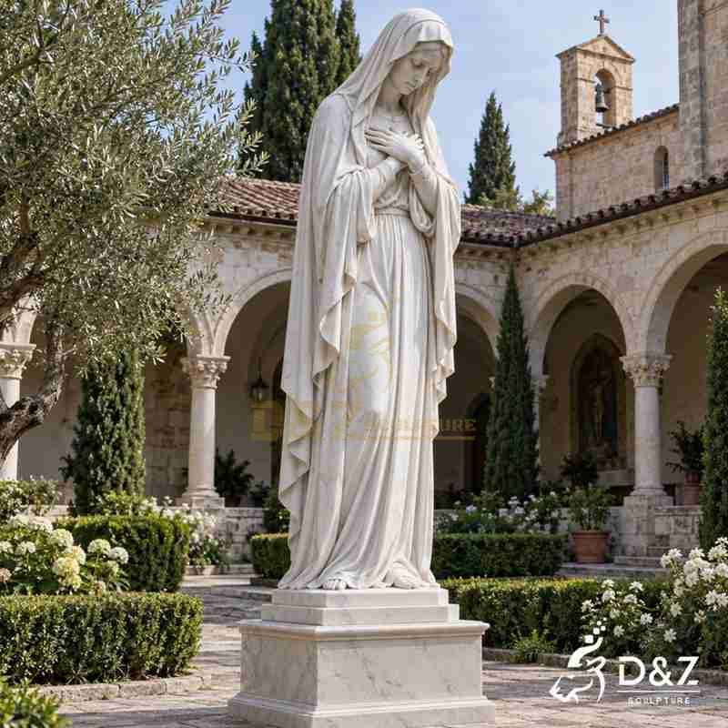 crying virgin mary statue3