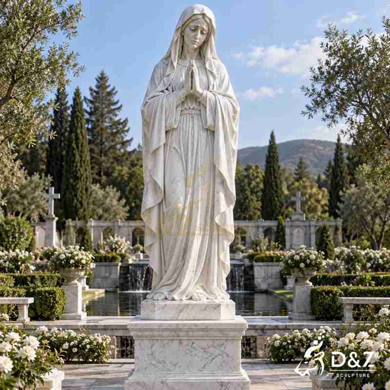 crying virgin mary statue4