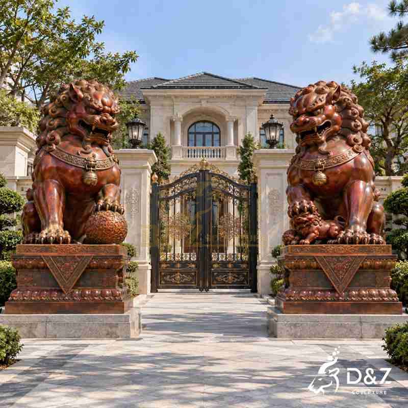 large foo dog statue