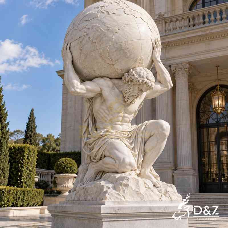 atlas holding up the world statue3