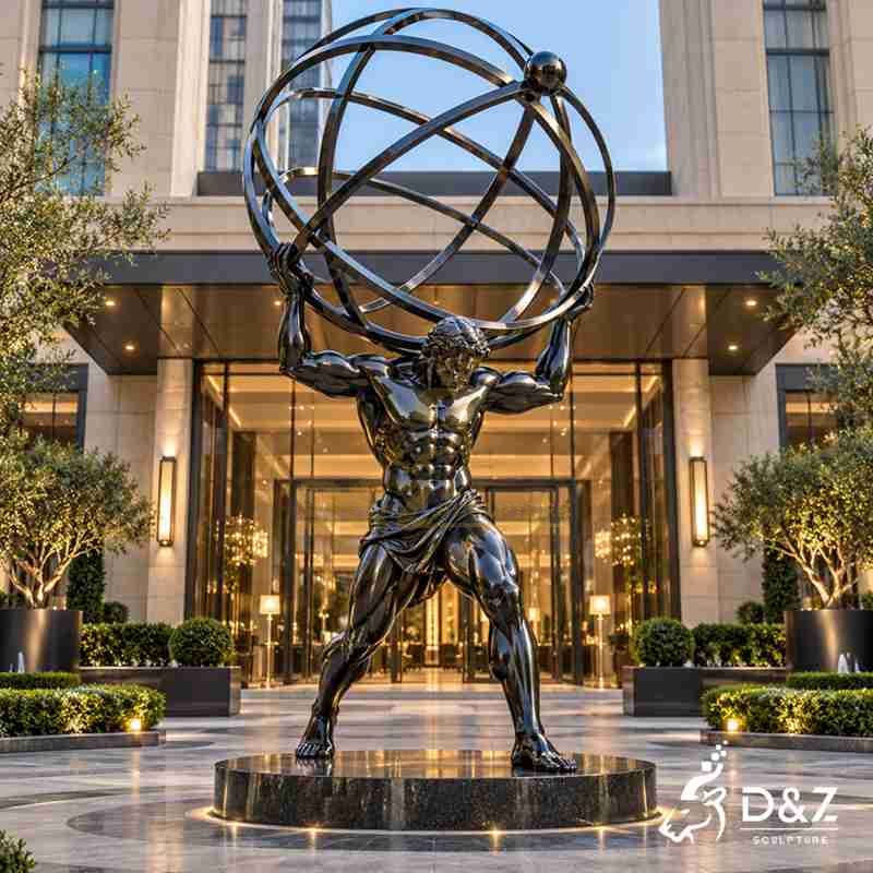 atlas carrying the world sculpture2