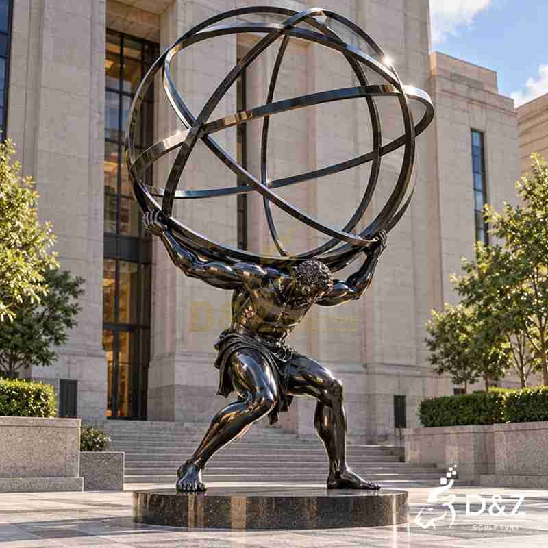 atlas carrying the world sculpture4