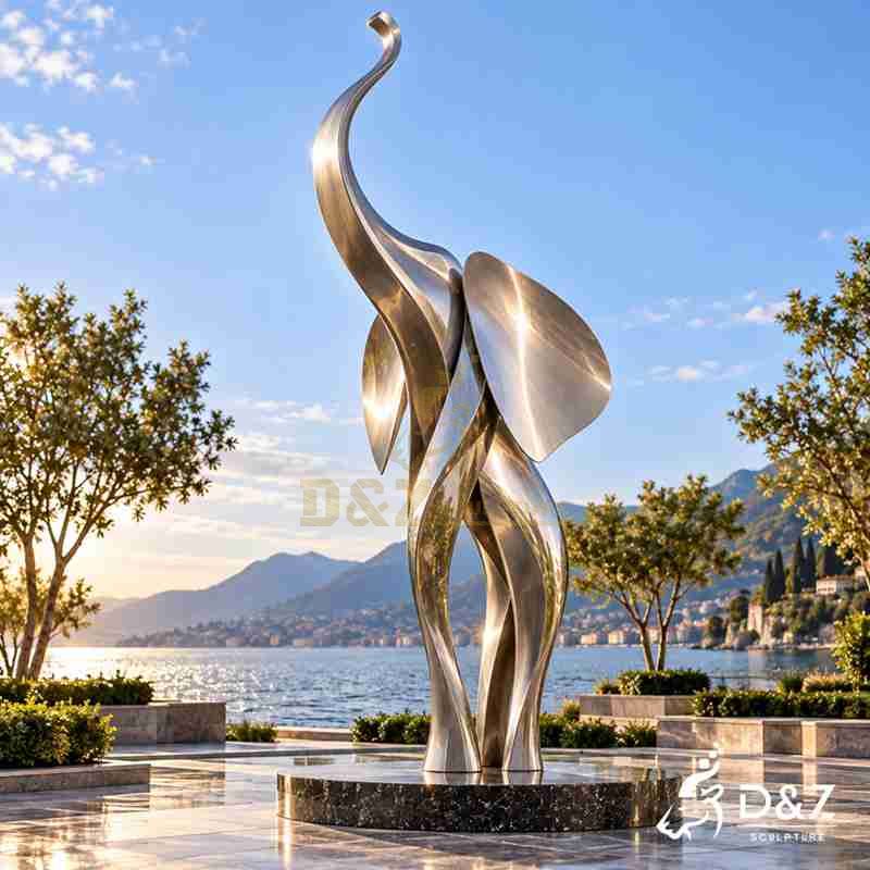modern elephant sculpture