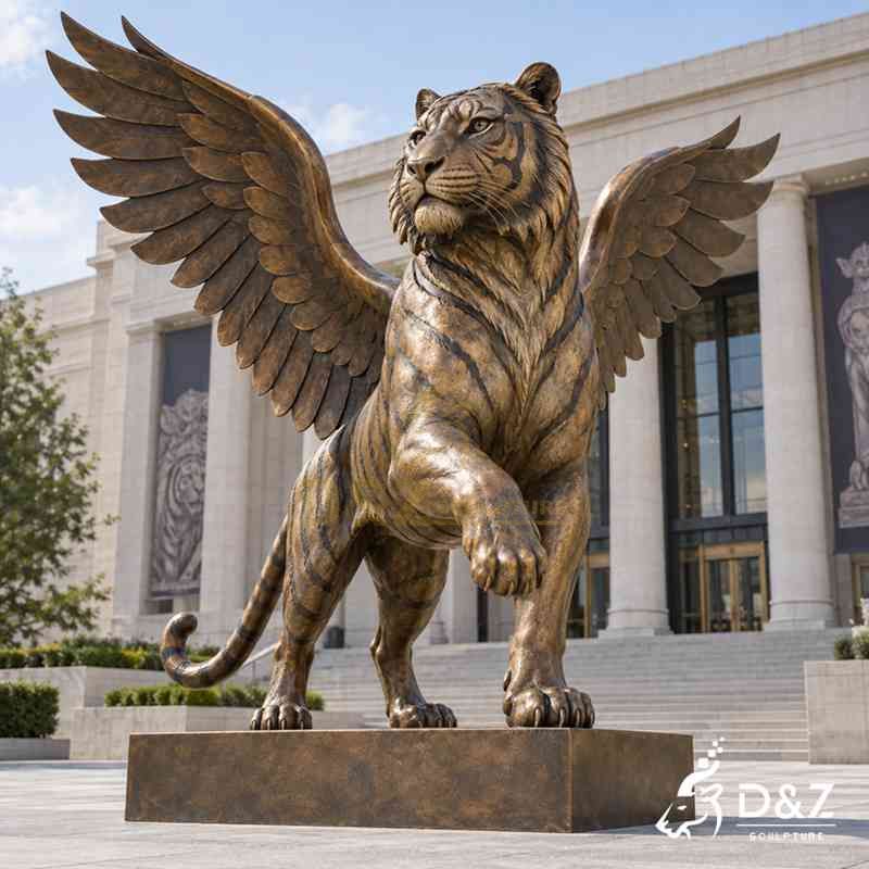 winged tiger statue3