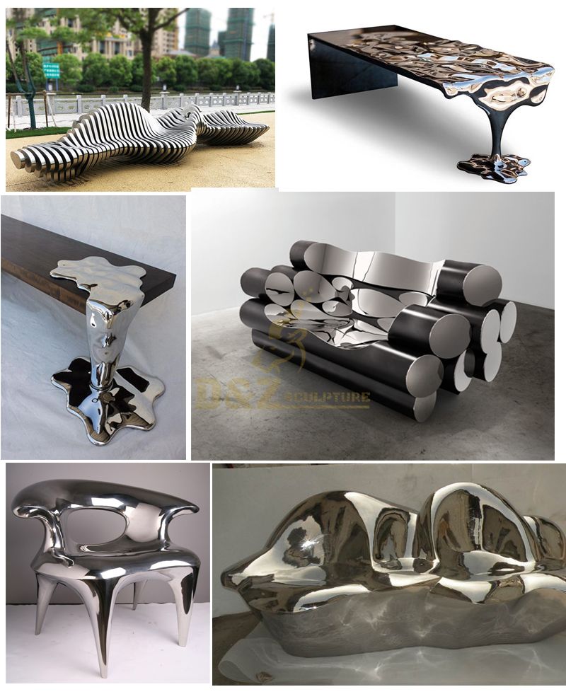 Stainless steel art Chair