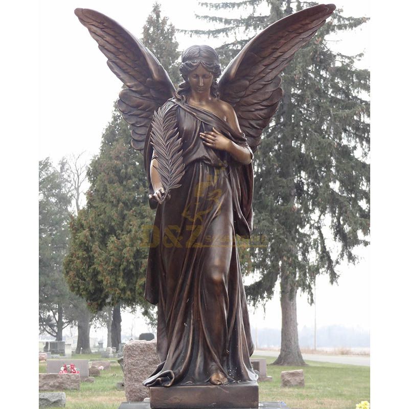 bronze angel statue