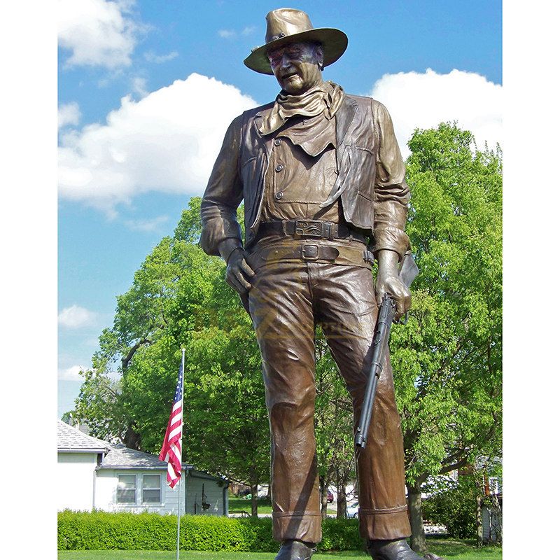 Cast Bronze Cowboy Sculpture