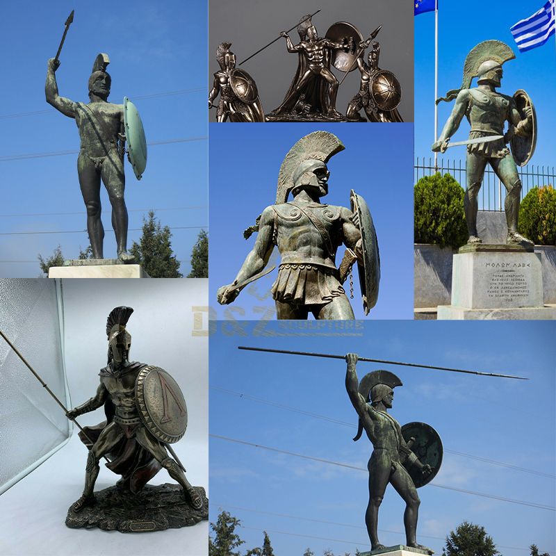 Nice Quality Good Price Resin Sparta Warrior Statue Hot Sale