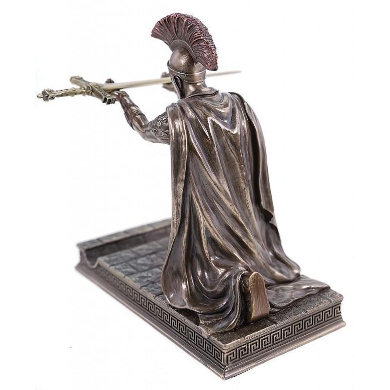 Life Size Casting Bronze Roman Spartan Warrior Sculpture on Sale