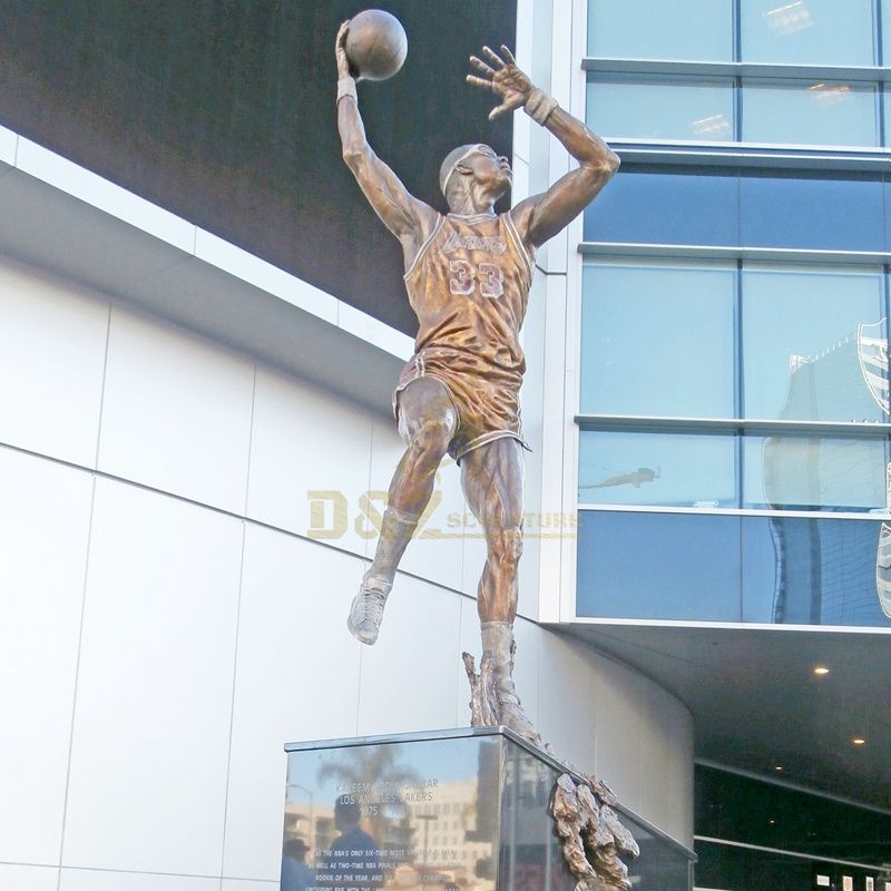 Bronze basketball Player Michael Jordan sculpture