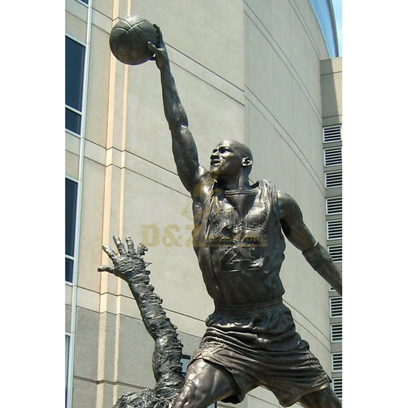 Garden Decorative Casting Bronze Jordan Statue