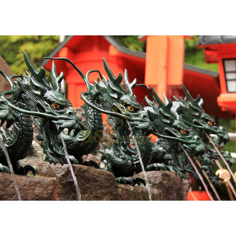 outdoor decorative chinese large bronze dragon statue for sale