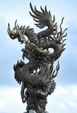 Outdoor Chinese dragon statue for sale