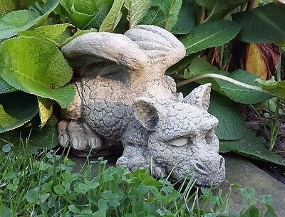 baby dragon statues garden