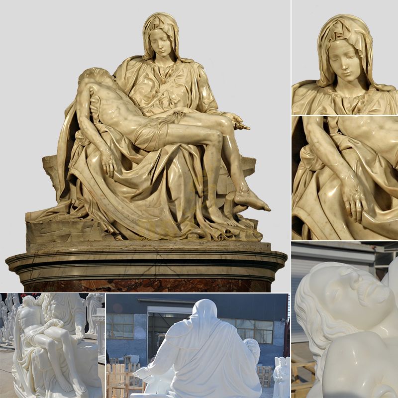 pieta garden statue