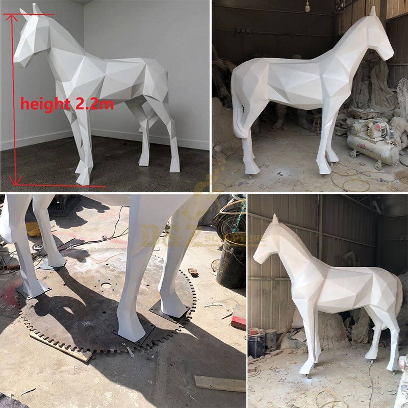 resin horse statue