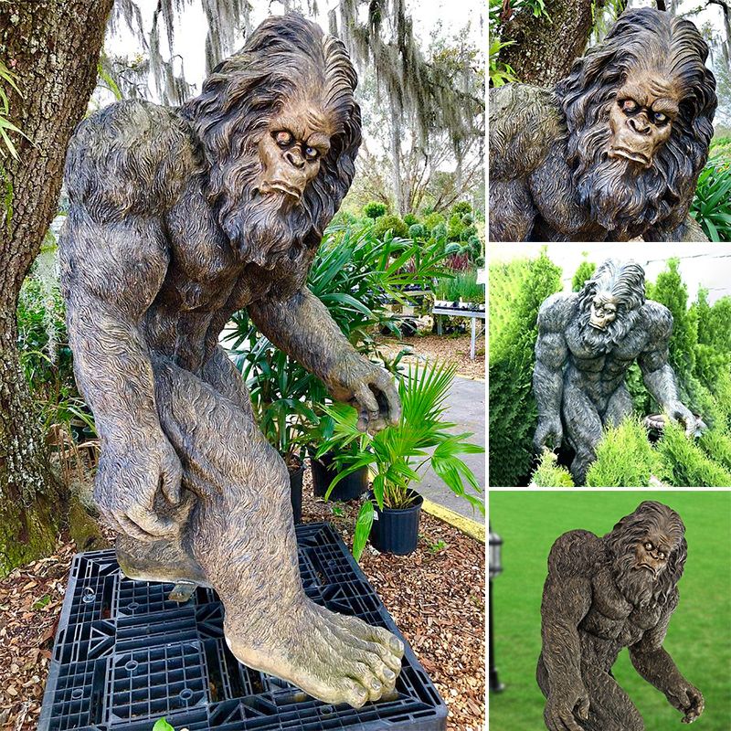 bigfoot garden statue