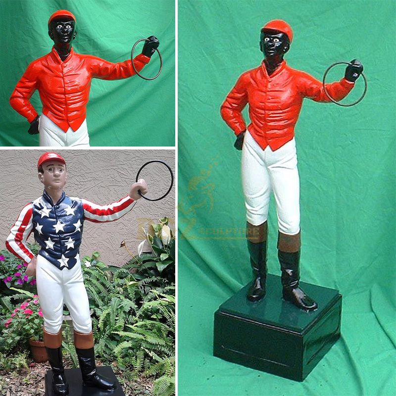 Black lawn jockey statue for sale