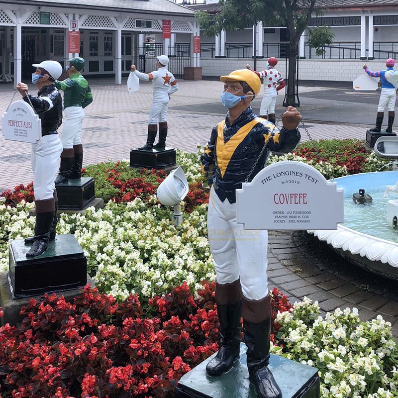 lawn jockey statue