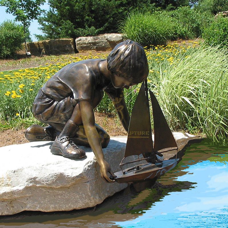 boy with boat