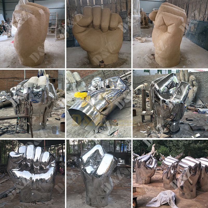 hand statue decor