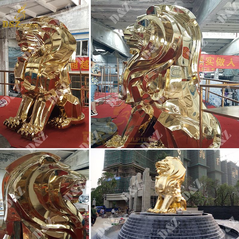 large lion statue outdoor