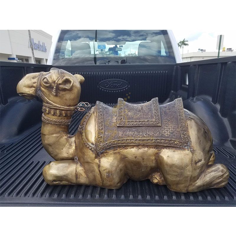 brass camel statue