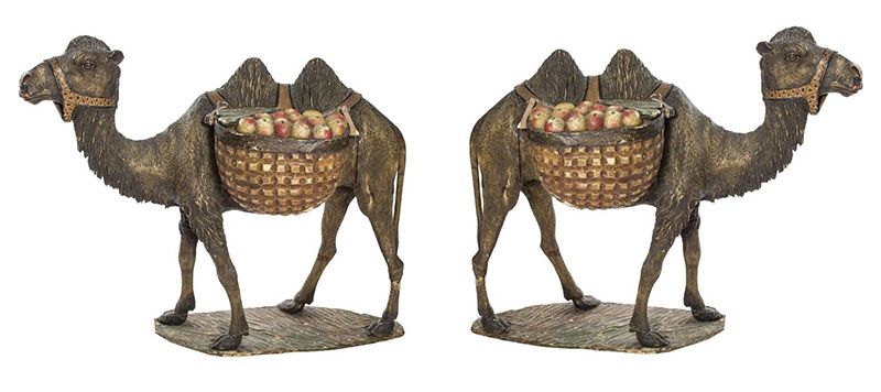 Life size bronze camel sculpture for park decoration