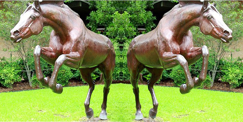 life-size horse statue