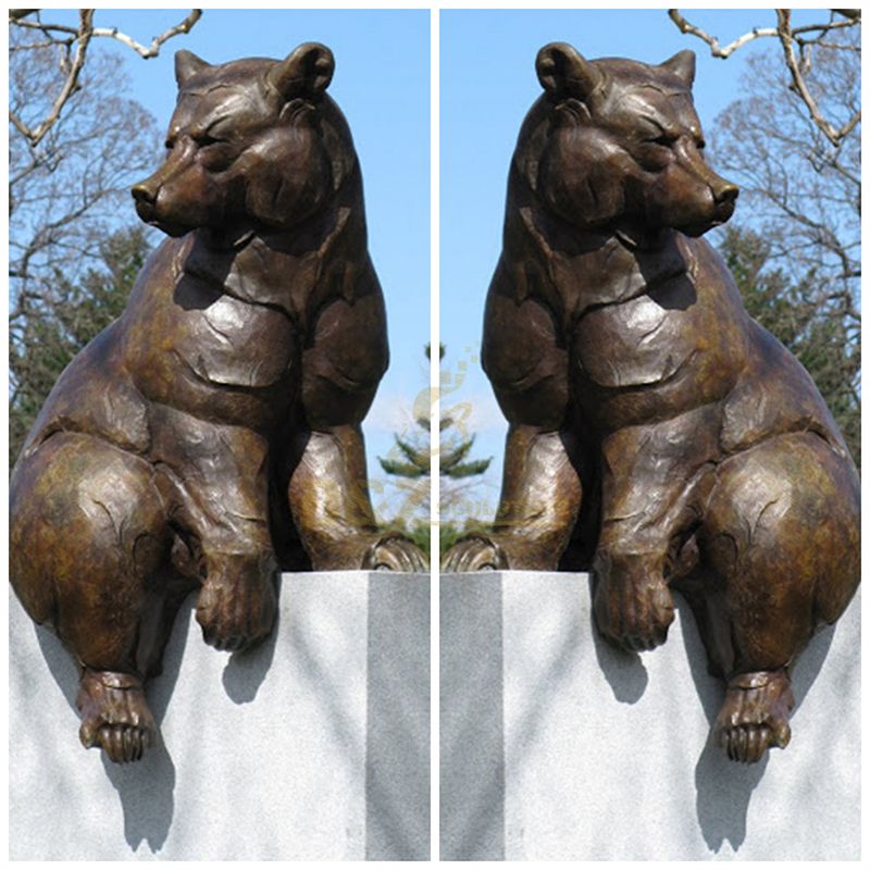 Life Size Garden Famous Statue Bear Bronze Sculpture
