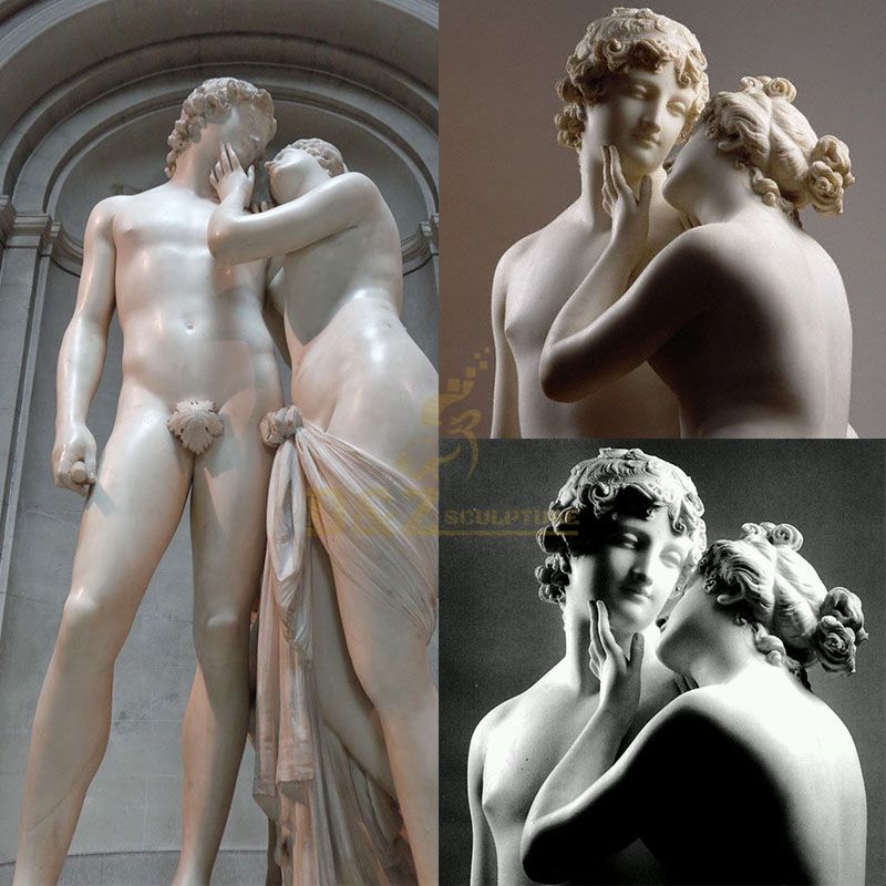 Famous life size Adonis and Aphrodite Venus statue