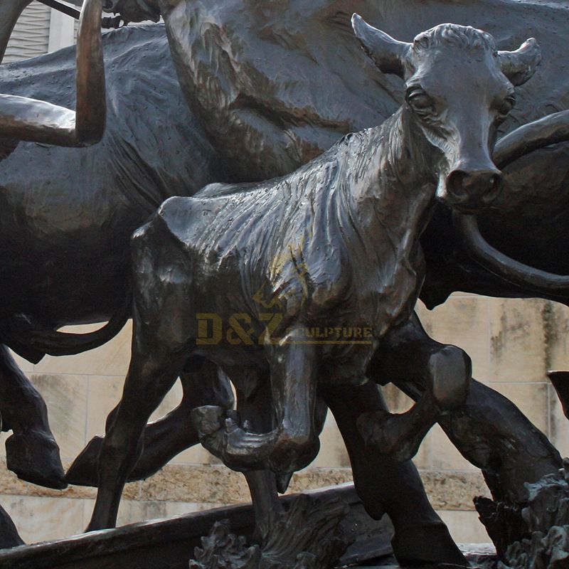 Bronze bull Sculpture