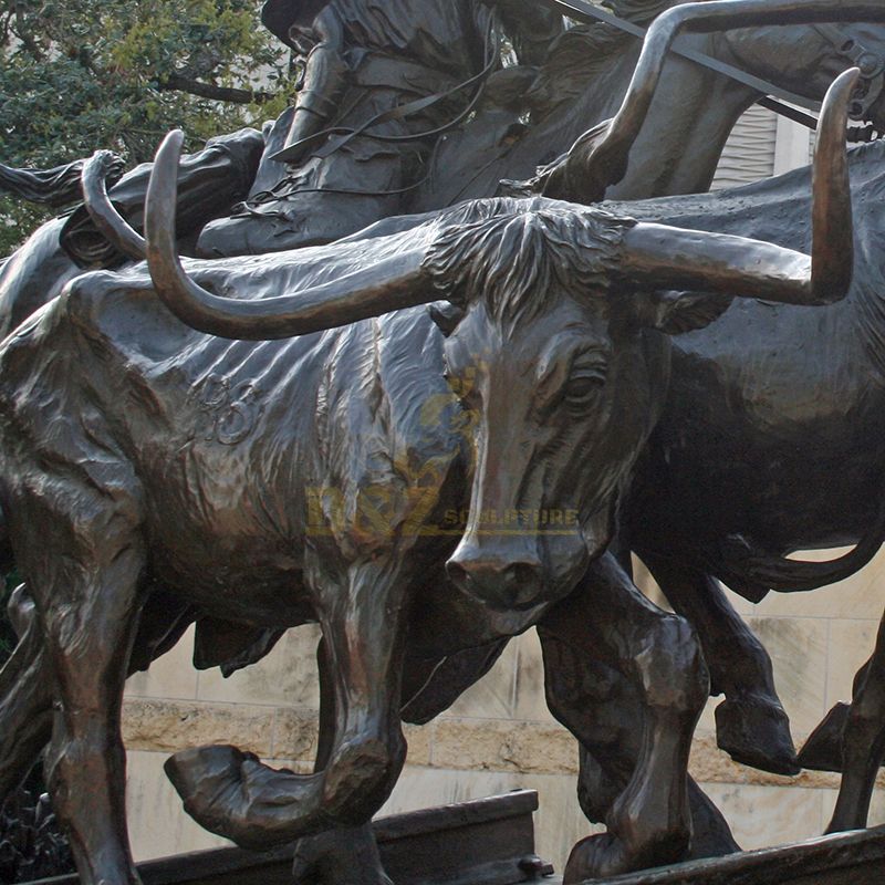 Bronze Cow Sculpture Life Size