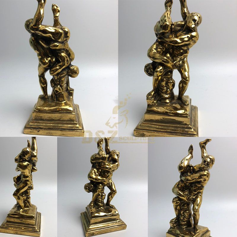 Brass hercules and diomedes statue for sale