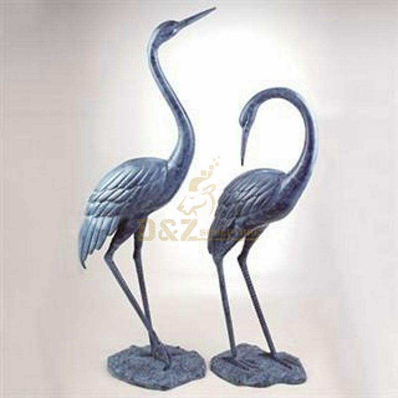 sandhill crane garden statues